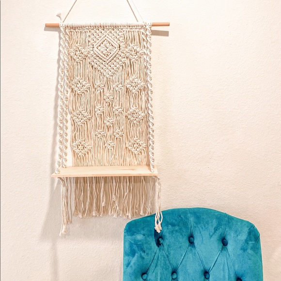 NEW Macrame Plant Shelf - Picture 4 of 12